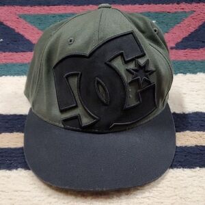 DC Olive and Black Flexfit Cap